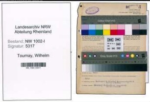 Entnazifizierung Wilhelm Tournay, geb. 07.01.1887 (Techn.Leiter)