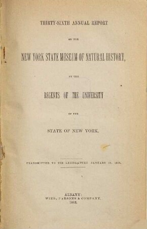 Annual report. 36. 1883