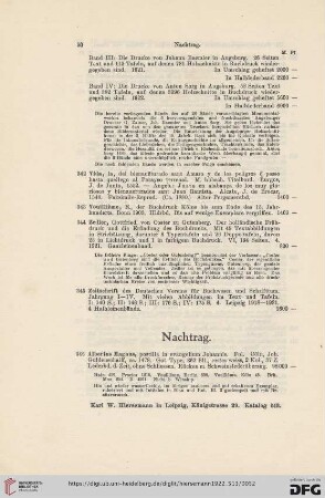Nachtrag (Nr. 346 - 373)