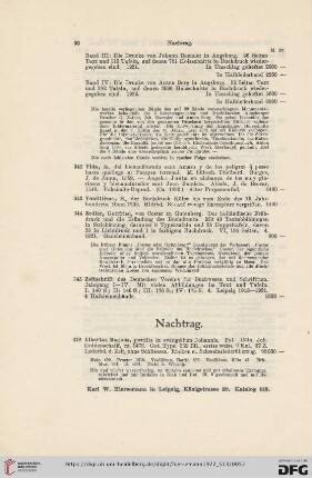 Nachtrag (Nr. 346 - 373)
