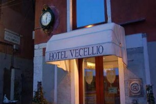 Hoteleingang in Venedig