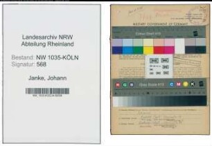 Entnazifizierung Johann Janke , geb. 06.04.1899 (Betriebsleiter)
