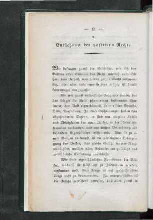 2. Entstehung des positiven Rechts