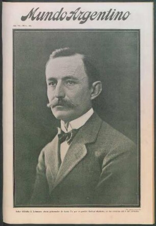 Señor Rodolfo B. Lehmann,... [Fotografía]