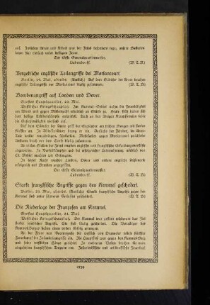 Die Niederlage der Franzosen am Kemmel.