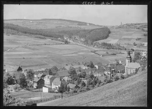 Geising. Blick auf Geising