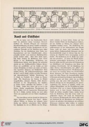 Kunst und Schiffahrt