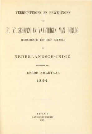 Derde kwartaal 1894
