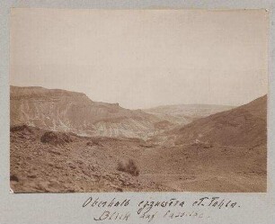 Oberhalb ez-zuwera [Mizpe zohar] et-tahta. Blick auf dasselbe.