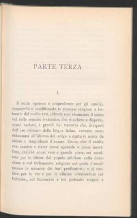 Parte terza