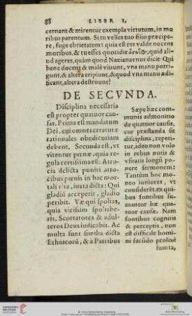 De Secvnda