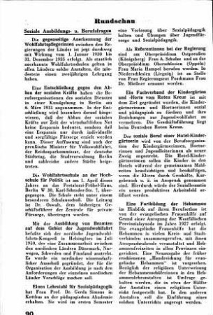 Fortbildung der Hebammen [Soziale Ausbildungs- u. Berufsfragen]