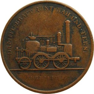 Leipzig - Eröffnung der Eisenbahnstrecke nach Dresden