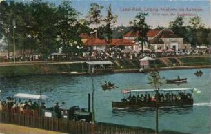 Luna-Park: Leipzig-Wahren am Auensee ; Blick nach der Gondelstation
