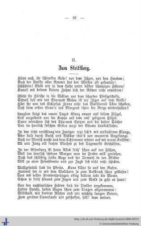 II. Zum Strittberg.