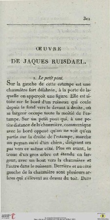 Oeuvre de Jaques Ruisdael