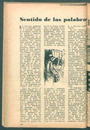 Sentido de las palabras