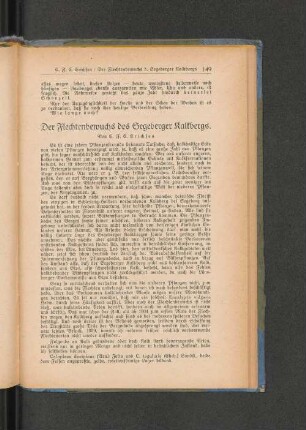 Der Flechtenbewuchs des Segeberger Kalkbergs