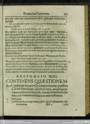 Responsio XCIII. Continens Quaestionem