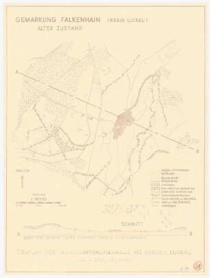 Landschaftsplan, Luckau: Zustandsplan 1:1000