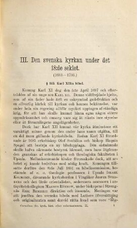 Svenska Kyrkans - Historia efter Reformationen, 2