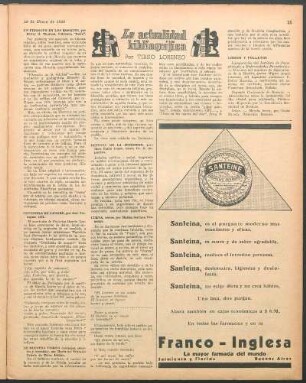 Centinela de sangre, por José Portogalo. 1937
