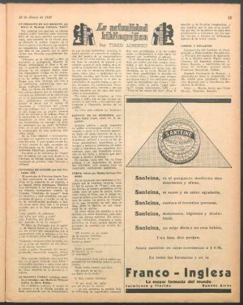 Centinela de sangre, por José Portogalo. 1937