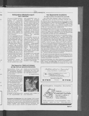 Aus Eppendorfs Geschichte