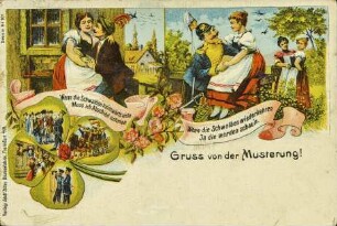 Gruss von der Musterung! - Wenn die Schwalben heimwärts ziehn [...]