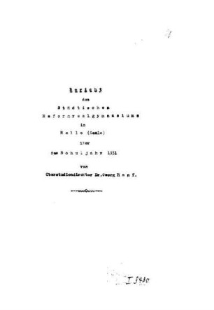 1931/32: Bericht ... - 1931/32