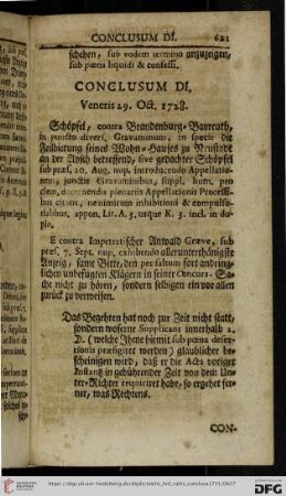 [Abschnitt 6 (Conclusum DI – Conclusum DC)]