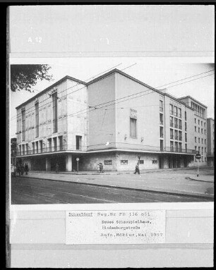 Düsselbdorf, Neues Schauspielhaus : Düsseldorf, Jahnstraße, Neues Schauspielhaus