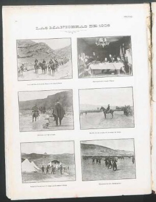 [Fotografía de] Las maniobras de 1906