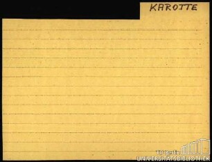 KAROTTE