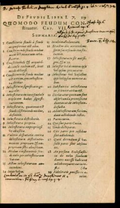 Quomodo Feudum Constituatur. Cap. VII.