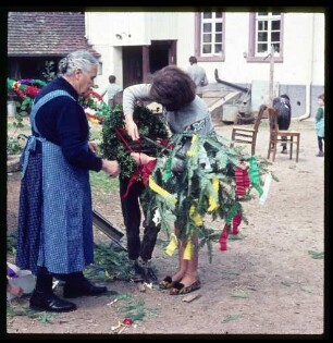 Herstellung eines Palmen