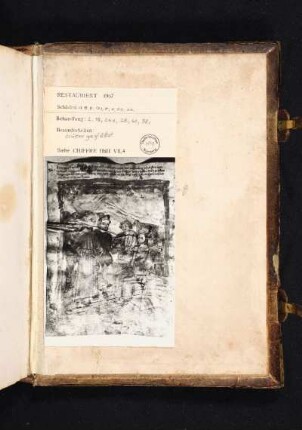 Restaurierungsvermerk: Heinrich Meier 1967