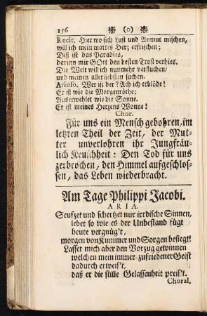 Am Tage Philippi jacobi.