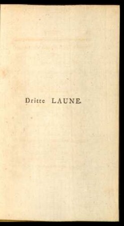 Dritte Laune