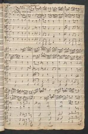 Du Tochter Zion freue dich sehr; B, strings, bc; E-Dur