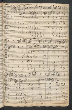Du Tochter Zion freue dich sehr; B, strings, bc; E-Dur