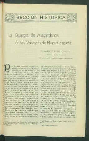 Sección histórica