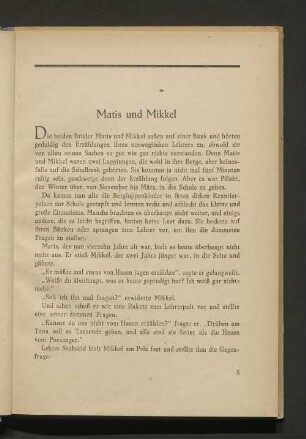 Matis und Mikkel