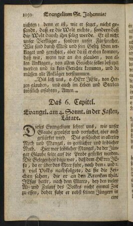 1050-1087, Evangel. am 4. Sonnt. in der Fasten, Lätare