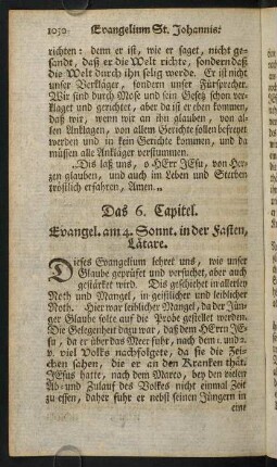 1050-1087, Evangel. am 4. Sonnt. in der Fasten, Lätare