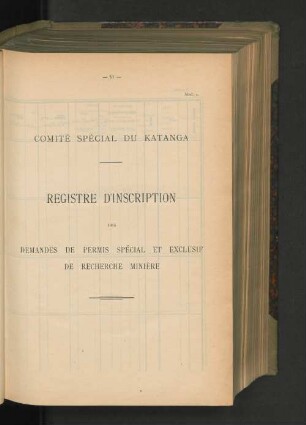 Comité Spécial Du Katanga.