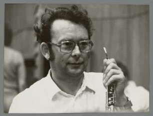 Wolfgang Klier : Portrait des Oboisten Wolfgang Klier in der Lukaskirche in Dresden