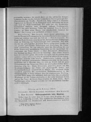 Sitzung am 22. Februar 1916