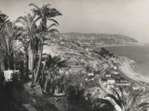 Italienische Riviera. Blick auf Sanremo
