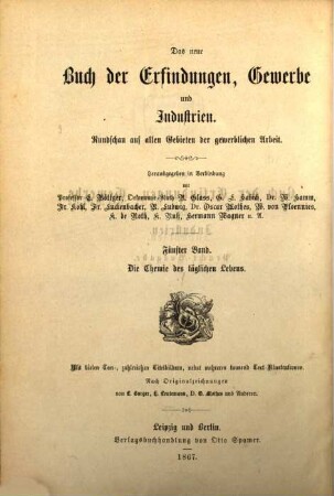 Das neue Buch der Erfindungen, Gewerbe und Industrien : Rundschau auf allen Gebieten der gewerblichen Arbeit, 5